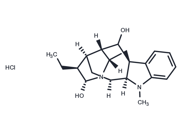Ajmaline hydrochloride Chemical Structure