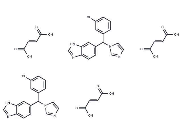 Liarozole fumarate Chemical Structure
