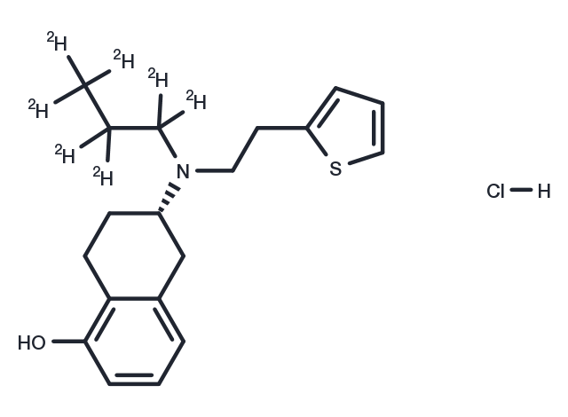Rotigotine D7 Hydrochloride Chemical Structure