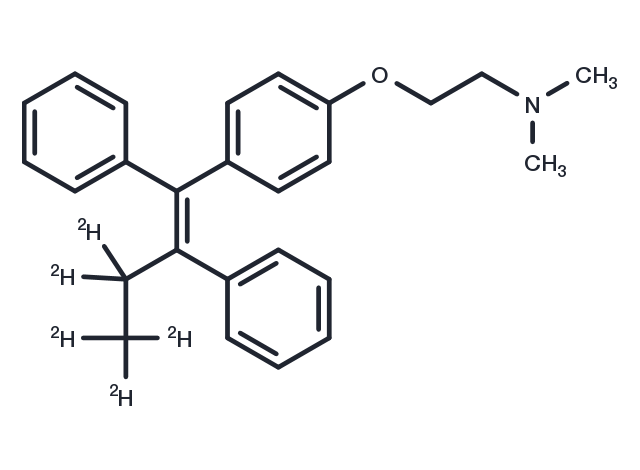 TargetMol Chemical Structure Tamoxifen-​d5