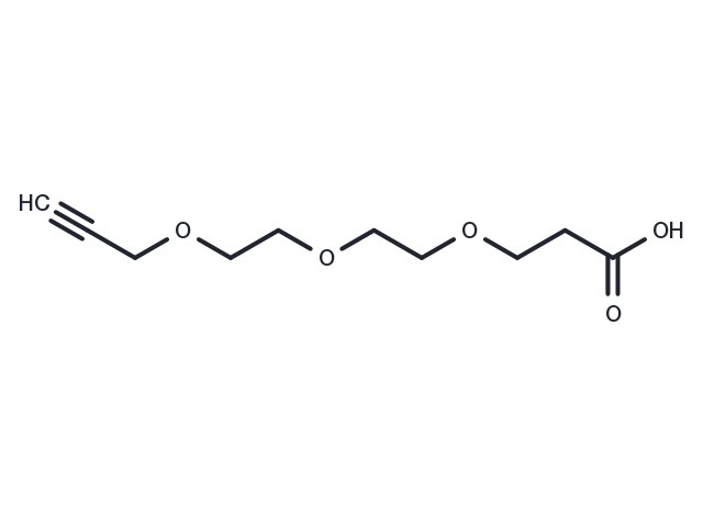 TargetMol Chemical Structure Propargyl-PEG3-acid