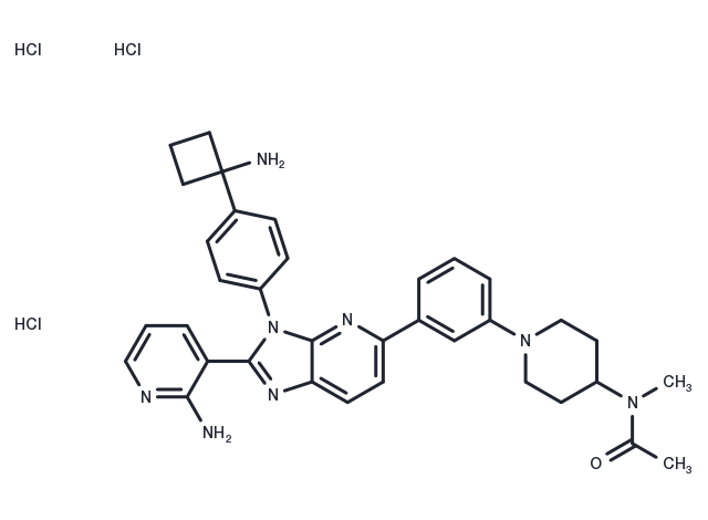 Vevorisertib trihydrochloride Chemical Structure