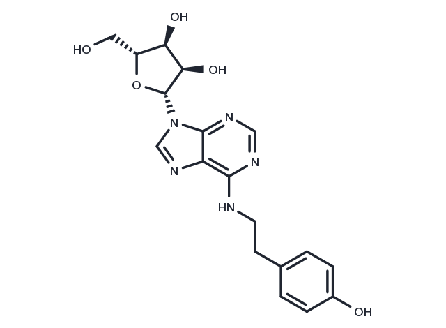 N6-(p-Hydroxyphenethyl)-Adenosine) Chemical Structure