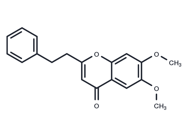 TargetMol Chemical Structure 6,7-Dimethoxy-2-(2-phenylethyl)chromone