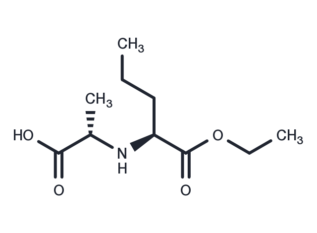 N-[(S)-1-Carbethoxy-1-butyl]-L-alanine Chemical Structure
