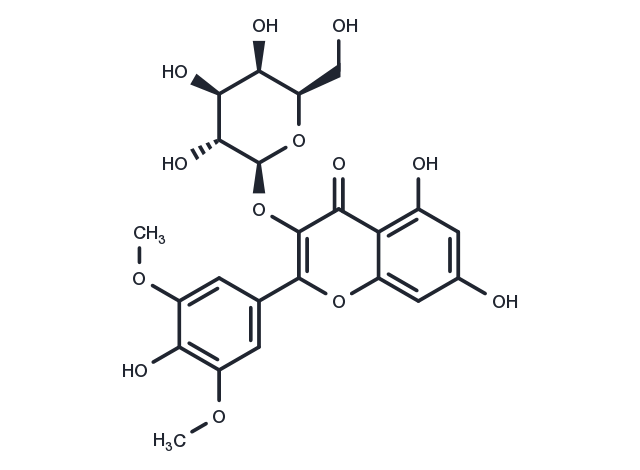 Syringetin 3-O-galactoside Chemical Structure