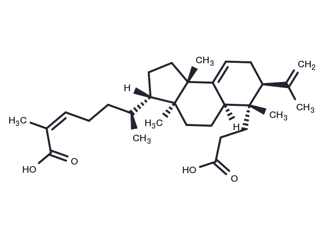 TargetMol Chemical Structure 3,4-Secotirucalla-4(28,7,24-triene-3),26-dioic acid