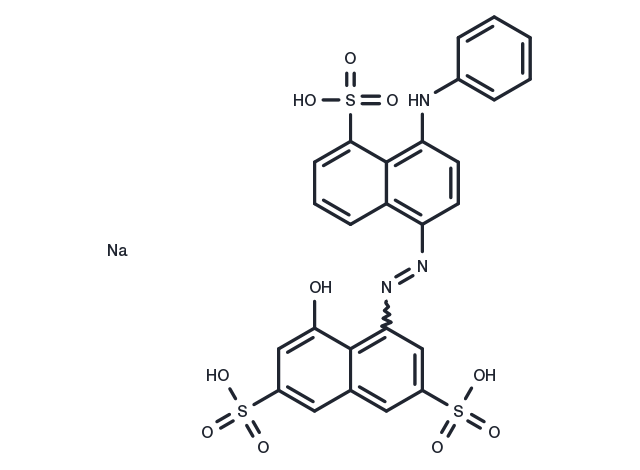 Anazolene sodium Chemical Structure