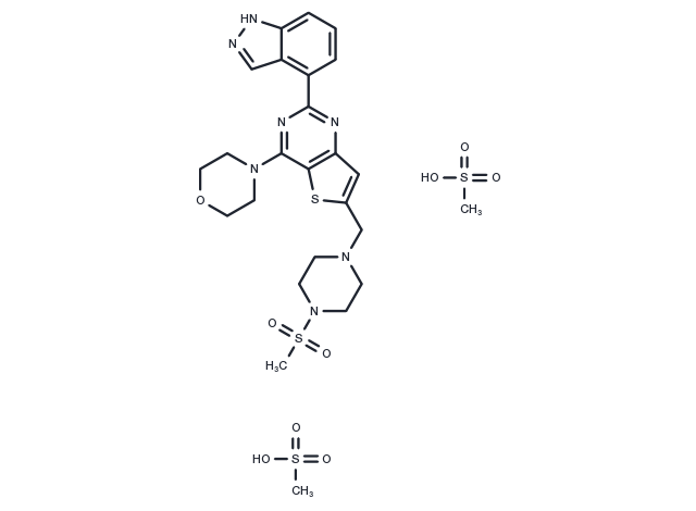 TargetMol Chemical Structure Pictilisib dimethanesulfonate
