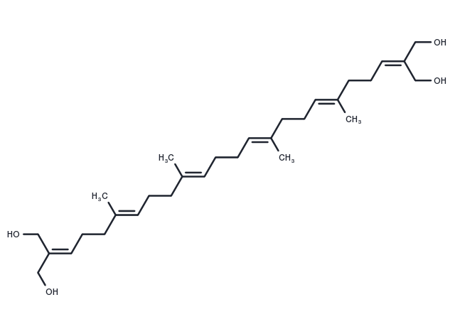 Tetrahydroxysqualene Chemical Structure