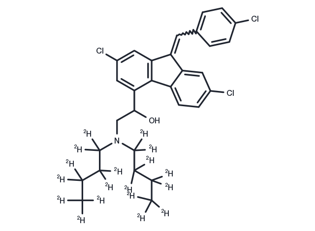 Lumefantrine-d18 Chemical Structure