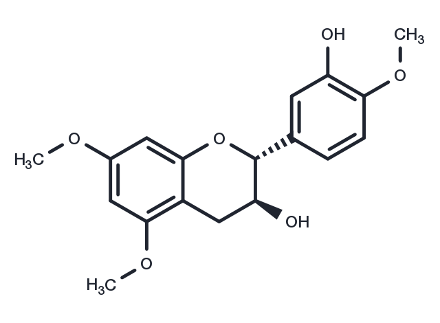 5,7,4'-Tri-O-methylcatechin Chemical Structure