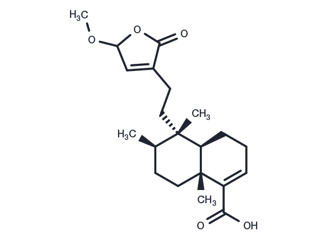TargetMol Chemical Structure 15,16-Dihydro-15-methoxy-16-oxohardwickiic acid
