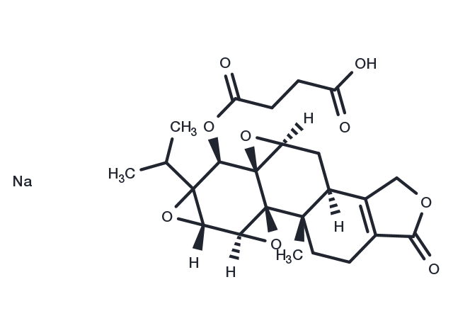 Omtriptolide sodium Chemical Structure