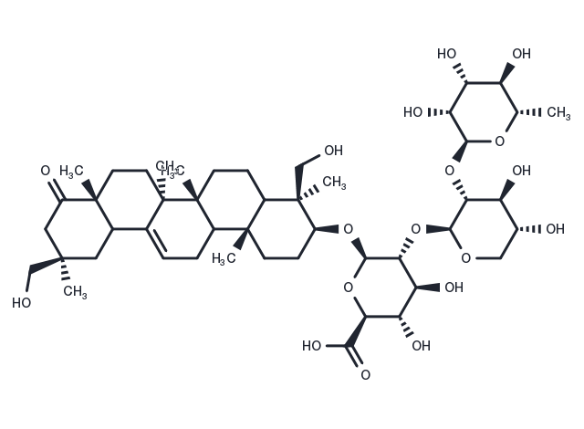 Wistariasaponin A Chemical Structure