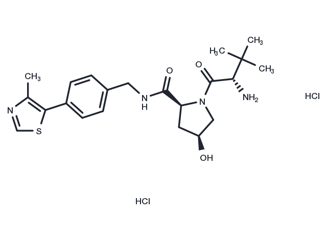 TargetMol Chemical Structure cis VH 032, amine dihydrochloride