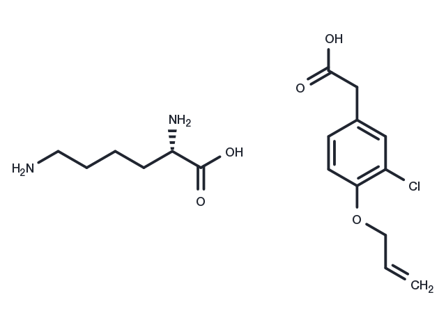Alclofenac lysinate Chemical Structure