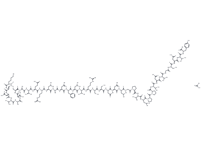 TargetMol Chemical Structure Amylin, amide, rat acetate(124447-81-0,free base)