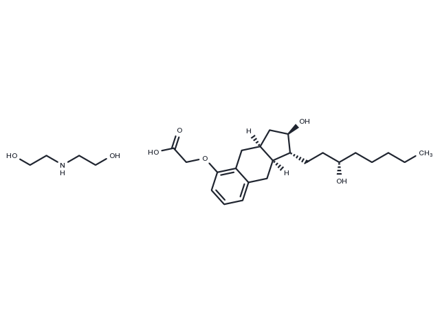TargetMol Chemical Structure Treprostinil diethanolamine