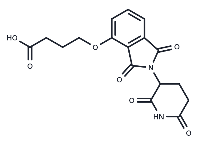 Thalidomide-O-C3-acid Chemical Structure