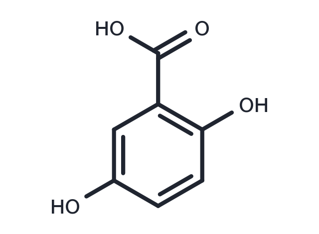 TargetMol Chemical Structure 2,5-Dihydroxybenzoic acid