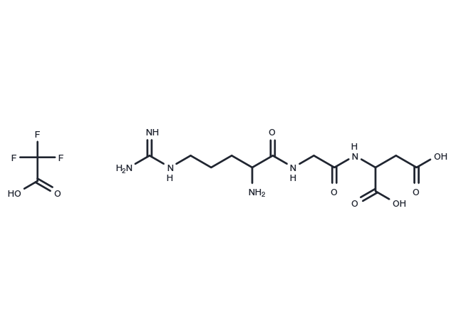 TargetMol Chemical Structure Arg-Gly-Asp TFA (99896-85-2(free base))