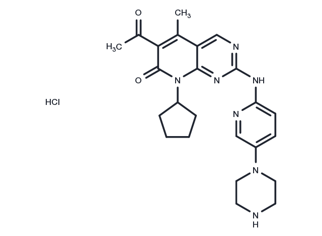 TargetMol Chemical Structure Palbociclib monohydrochloride