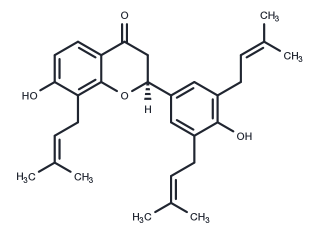 TargetMol Chemical Structure (-)-Sophoranone