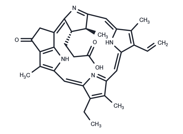 TargetMol Chemical Structure Pyropheophorbide-a