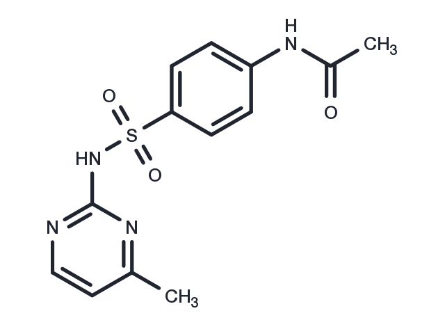 Acetylsulfamerazine Chemical Structure