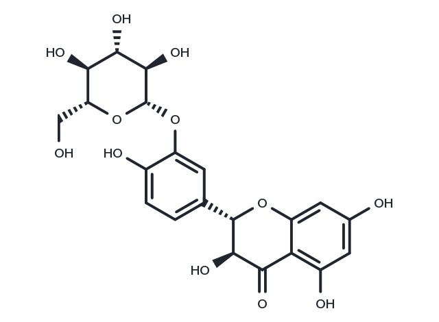 TargetMol Chemical Structure Taxifolin 3'-O-glucoside