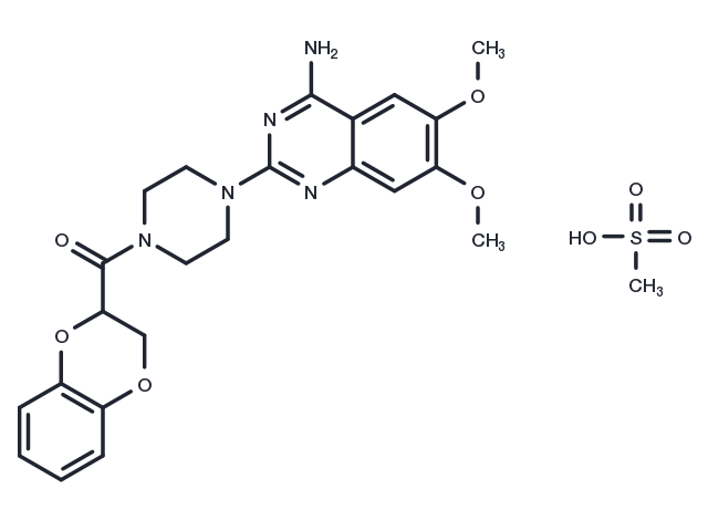 TargetMol Chemical Structure Doxazosin mesylate