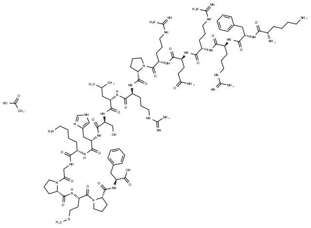 TargetMol Chemical Structure Apelin-17 (human, bovine) acetate