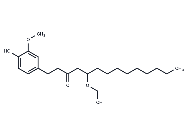 TargetMol Chemical Structure 5-​Ethoxy-​10-​Gingerol