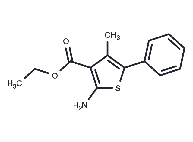 TargetMol Chemical Structure ETHYL 2-AMINO-4-METHYL-5-PHENYLTHIOPHENE-3-CARBOXYLATE