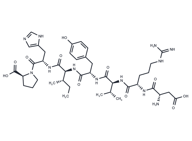 TargetMol Chemical Structure Angiotensin (1-7)