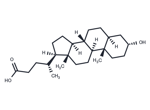 Allolithocholic acid Chemical Structure