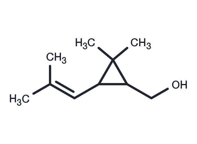 Trans-Chrysanthemyl Alcohol Chemical Structure