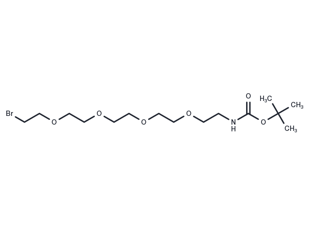 TargetMol Chemical Structure N-Boc-PEG5-bromide