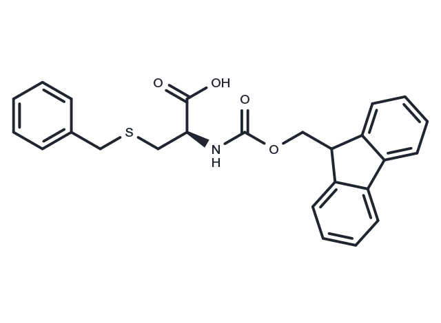 N-(((9H-Fluoren-9-yl)methoxy)carbonyl)-S-benzyl-L-cysteine Chemical Structure