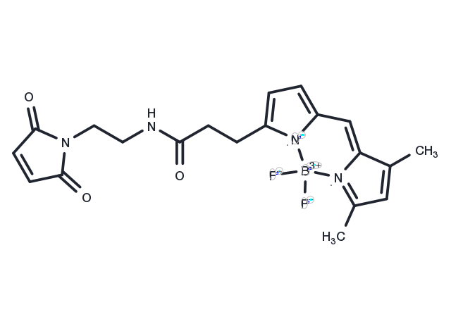 BDP FL maleimide Chemical Structure