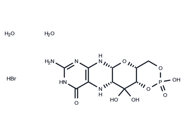 Fosdenopterin hydrobromide dihydrate Chemical Structure