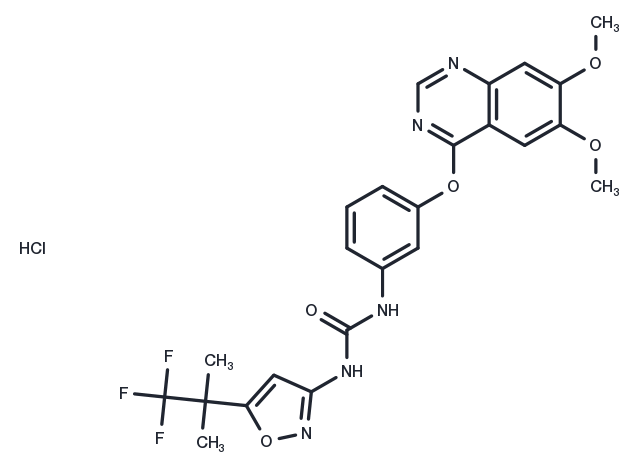 TargetMol Chemical Structure Agerafenib hydrochloride