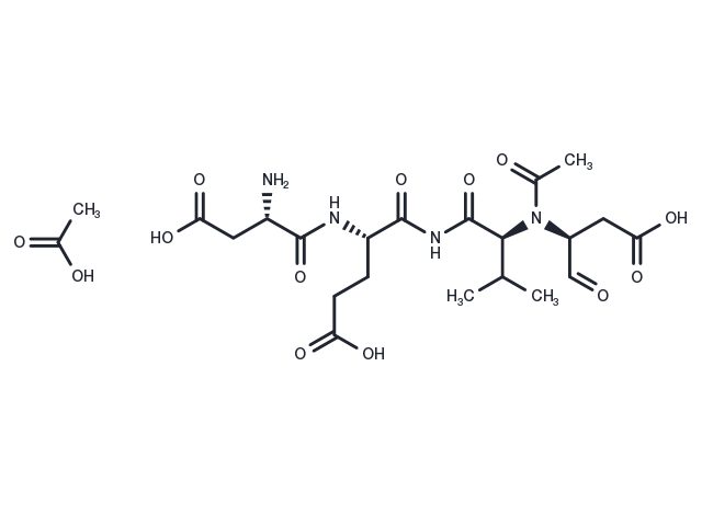 TargetMol Chemical Structure Ac-DEVD-CHO acetate