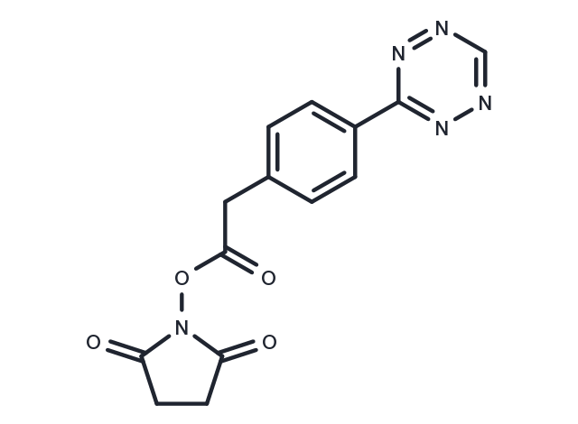 Tetrazine-Ph-NHS ester Chemical Structure