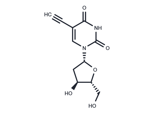 TargetMol Chemical Structure 5-Ethynyl-2'-deoxyuridine