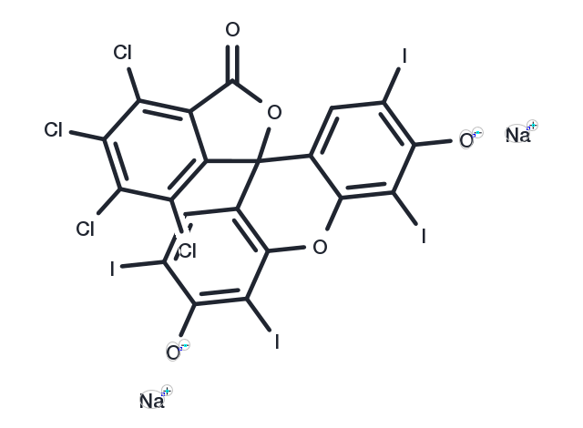 TargetMol Chemical Structure Rose Bengal sodium