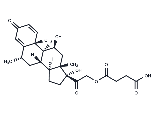 TargetMol Chemical Structure Methylprednisolone succinate