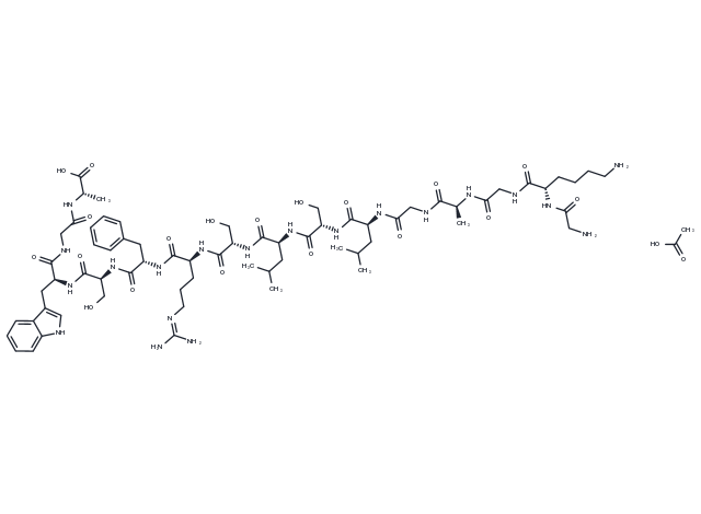 TargetMol Chemical Structure [Ala107]-MBP (104-118) acetate