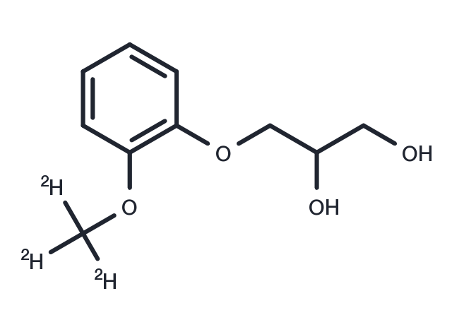 Guaifenesin-d3 Chemical Structure